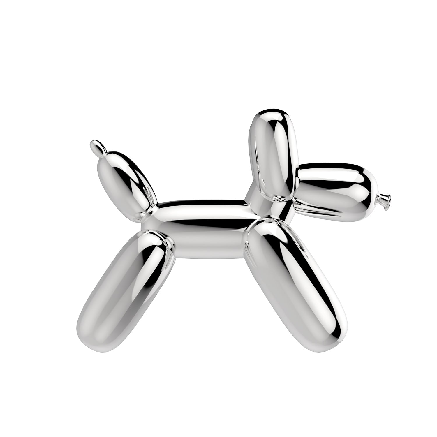 Steti Zinc Alloy Balloon Dog Magnet and Photo Holder, In Silver and Bl –  Steti Inc